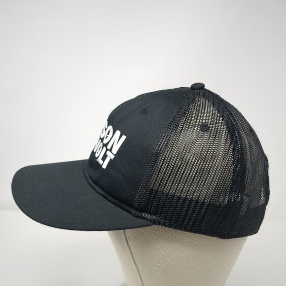 Son Volt Snapback Trucker Hat Black One Size Mesh Back Embroidered Otto - Picture 3 of 10